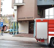 Specialiąsias tarnybas ant kojų sukėlė prane&scaron;imas apie bombą &scaron;alia Klaipėdos apylinkės teismo