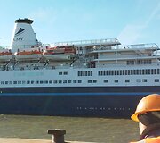 Klaipėdos uoste vie&scaron;i kruizinis laivą &bdquo;Marco Polo&ldquo; 