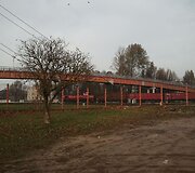 Pėsčiųjų tiltas vir&scaron; geležinkelio Klaipėdoje