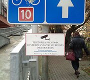 Pėsčiųjų tiltas vir&scaron; geležinkelio Klaipėdoje