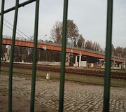Pėsčiųjų tiltas vir&scaron; geležinkelio Klaipėdoje