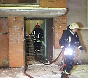 Gaisras Klaipėdos daugiabutyje