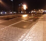 Naktį Klaipėdoje buvo pakeltas Biržos tiltas