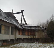 Sudegęs Juknaičių sveikatingumo kompleksas