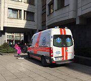 Vilniaus ugniagesius ant kojų sukėlė prane&scaron;imas apie gaisrą Vyriausybė pastate