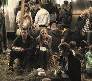 Naktinės festivalio pramogos / &bdquo;Positivus 2015&ldquo;/ Pauliaus Krampo nuotr.