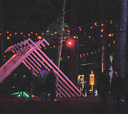 Naktinės festivalio pramogos / &bdquo;Positivus 2015&ldquo;/ Pauliaus Krampo nuotr.