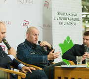 &Scaron;iuolaikinių lietuvių autorių dienos / Susitikimas su ra&scaron;ytoju Sigitu Parulskiu / Leidyklos &bdquo;Alma littera" nuotr.