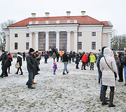 Ledo skulptūrų ir &scaron;viesų festivalis &bdquo;Pasaka&ldquo; / Pakruojo dvaro teritorija / Lauros Ke&scaron;ytės nuotr.