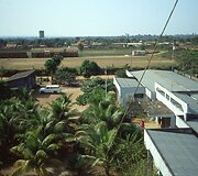 Ligoninė Bolivijoje, vaizdas iš viršaus, 1991/ i&scaron; asmeninio A. Bendoraičio archyvo
