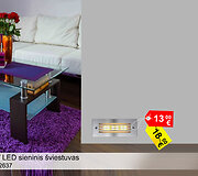 3W Sieninis &scaron;viestuvas, &scaron;iltai balta &scaron;viesa, įleidžiamas
