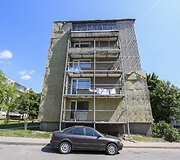 Nebaigtas renovuoti Vilniaus Žirmūnų g. daugiabutis 