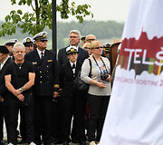 Paminklo Durbės mū&scaron;iui atidengimas Tel&scaron;iuose