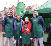 Akcijos &bdquo;Maltiečių sriuba&ldquo; Panevėžyje akimirka