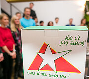 Akcijos &bdquo;Maltiečių sriuba&ldquo; Panevėžyje akimirka