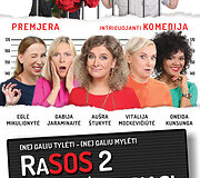 Komedijos &bdquo;Rasos 2. &Scaron;ventė tęsiasi!&ldquo; plakatas