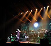Koncerto &bdquo;Gražiausia filmų muzika&ldquo; akimirka