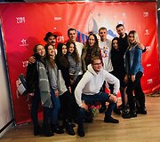 Jaunimo festivalio atidarymo akimirka
