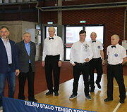 Tel&scaron;ių bokso mokyklos veiklos akimirka