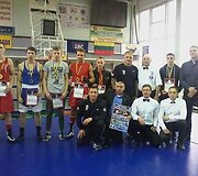 Tel&scaron;ių bokso mokyklos veiklos akimirka