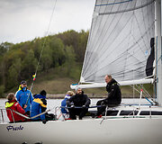 15min komanda &bdquo;Žurnalistų regatoje&ldquo;