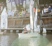 Varžybų &bdquo;Pagauk optimizmą&ldquo; akimirka