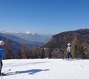 Slidinėjimo akimirka