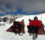 Slidinėjimo akimirka