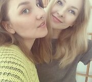 Eglijos Vaikevičės dukros Klaudija ir Greta