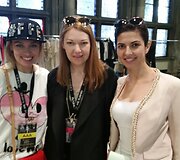 Liliana Klein, Laura Dailiėenienė ir dizainerė i&scaron; Albanijos Agnesa Vuthaj