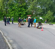 Juostos &bdquo;Kunigo naudą velniai gaudo&ldquo; filmavimas