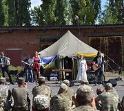 Koncerto Ukrainoje akimirka