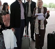 Rolandas Petrikis su žmona Janina