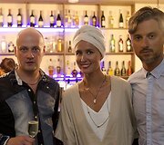 Juozas Tubinas, Eva Saikovska ir Vytautas Rum&scaron;as