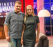 Laidos &bdquo;Geriausi mūsų vakarai&ldquo; akimirka