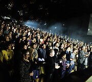 &bdquo;Elvis Presley Show&ldquo; koncerto Mažeikiuose akimirka