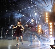 &bdquo;Elvis Presley Show&ldquo; koncerto Mažeikiuose akimirka