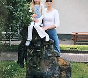 Kristina Toleikienė su dukra Karolina Toleikyte