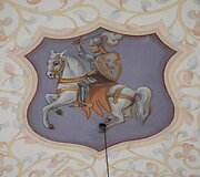 Vytis Merkinės &Scaron;vč.Mergelės Marijos Ėmimo į dangų bažnyčioje