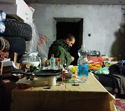 &bdquo;Pravyj Serktor&ldquo; medikų bazė Peskuose.