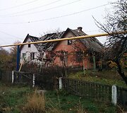 Peskų miestelis, kuris yra prie&scaron;akinė fronto linija.