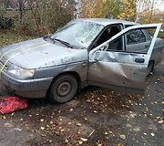 Peskų miestelio dalis, kuri yra arčiausiai separatistų kontroliuojamos teritorijos.