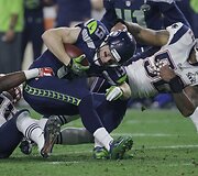 &bdquo;Super Bowl&ldquo; rungtynės tarp Naujosios Anglijos &bdquo;Patriots&ldquo; ir Sietlo &bdquo;Seahawks&ldquo;