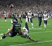 &bdquo;Super Bowl&ldquo; rungtynės tarp Naujosios Anglijos &bdquo;Patriots&ldquo; ir Sietlo &bdquo;Seahawks&ldquo;