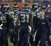 &bdquo;Super Bowl&ldquo; rungtynės tarp Naujosios Anglijos &bdquo;Patriots&ldquo; ir Sietlo &bdquo;Seahawks&ldquo;