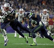 &bdquo;Super Bowl&ldquo; rungtynės tarp Naujosios Anglijos &bdquo;Patriots&ldquo; ir Sietlo &bdquo;Seahawks&ldquo;