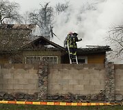 Gaisras Vilniaus Subačiaus gatvėje