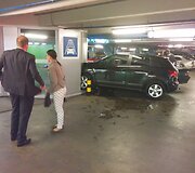 Avarija &bdquo;Panoramos&ldquo; požeminėje automobilių stovėjimo aik&scaron;telėje