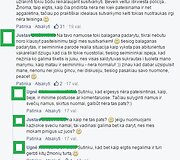 Zarasų gimnazistų komentarai feisbuke