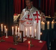 Lietuvos &Scaron;v. Kazimiero tamplierių ordino didžiojo priorato narių &scaron;ventinimas į riterius